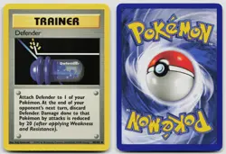 DEFENDER 80/102 UNCOMMON BASE SET UNLIMITED POKEMON LP - Image 3