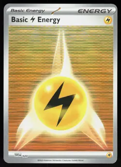 Basic Lighting Energy 020 Scarlet & Violet Energies Pokemon Reverse Holo NM - Image 1