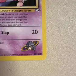 Pokemon TCG: Sabrina's Mr. Mime 094/132 Gym Heroes Regular LP - Image 3