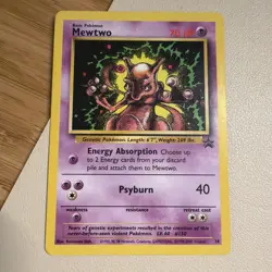 MEWTWO 14 PROMO WIZARDS BLACK STAR PROMOS POKEMON LP - Image 1