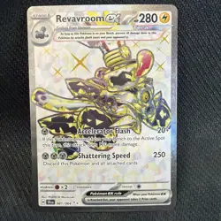 Pokemon TCG Revavroom ex 81/64 Shrouded Fable Ultra Rare Full Art Holo - Image 1