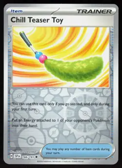 Chill Teaser Toy 166/191 Uncommon Surging Sparks Pokemon Reverse Holo Near Mint - Image 1