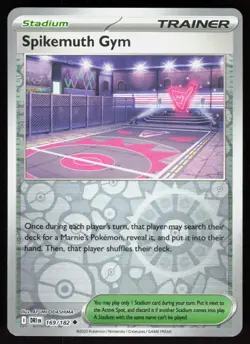 Spikemuth Gym 169/182 Uncommon Destined Rivals Pokemon Reverse Holo Near Mint - Image 1