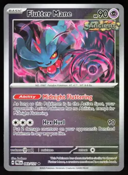 Flutter Mane 043/131 Holo Rare Prismatic Evolutions Pokemon Reverse Holo NM - Image 1