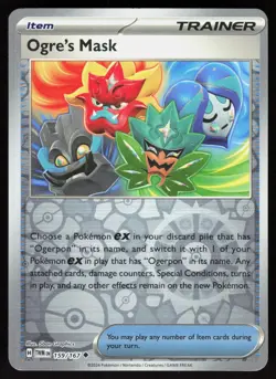 Ogre's Mask 159/167 Uncommon Twilight Masquerade Pokemon Reverse Holo Near Mint - Image 1