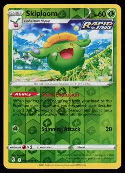 Skiploom 003/203 Uncommon Evolving Skies Pokemon Reverse Holo Lightly Played - Image 1