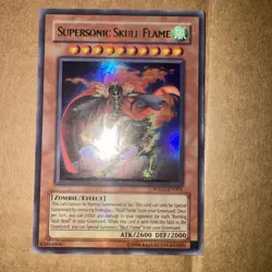 YGO Supersonic Skull Flame Ultra Rare World Wheelie Breakers Promo WB01-EN001 NM - Image 1
