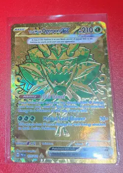 Pokemon TCG Teal Mask Ogerpon EX 221/167 Holo Sv06 Twilight Masquerade - Image 1