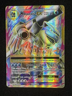 2016 Pokemon XY Evolutions Mega Blastoise EX Full Art 102/108 - Image 3