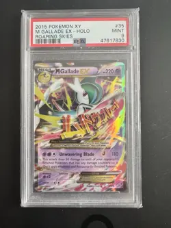 Pokemon Mega Gallade EX Roaring Skies #35/108 Mint Condition - Image 1