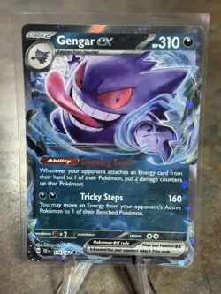 Gengar ex Temporal Forces Ultra Rare Pokemon TCG 104/162 Scarlet & Violet - Image 1
