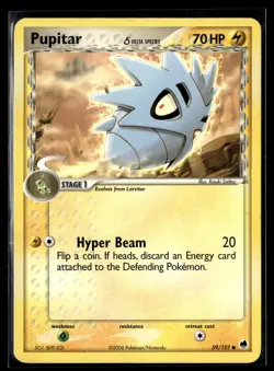 Pupitar 59/101 Dragon Frontiers Common Pokemon - Image 1