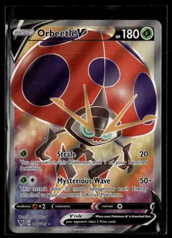 Orbeetle V 166/185 Vivid Voltage Rare Ultra Pokemon - Image 1