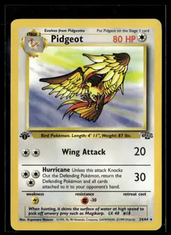 Pidgeot 24/64 Jungle Rare Pokemon - Image 1