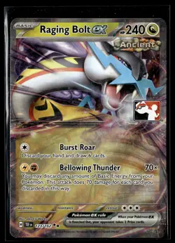 Raging Bolt ex 123/162 Temporal Forces League Promo Pokemon - Image 1