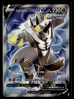 Rapid Strike Urshifu V 152/163 Battle Styles Rare Ultra Pokemon - Image 1