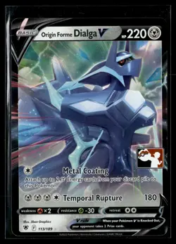 Origin Forme Dialga V 113/189 Astral Radiance Rare V Holo Pokemon - Image 1