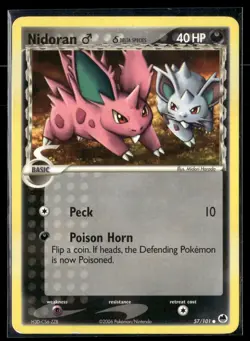 Nidoran M 57/101 Dragon Frontiers Common Pokemon - Image 1