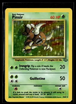 Pinsir 9/64 Jungle Rare Holo Pokemon - Image 1