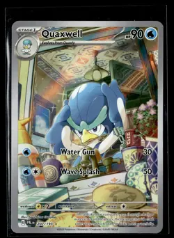 Quaxwell 207/193 Paldea Evolved Illustration Rare Pokemon - Image 1