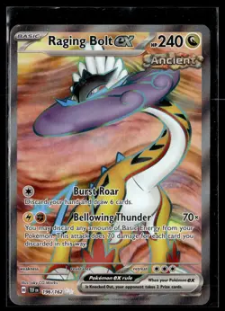 Raging Bolt ex 196/162 Temporal Forces Ultra Rare Pokemon - Image 1