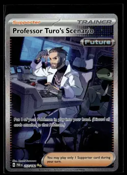 Professor Turo's Scenario 257/182 Paradox Rift Special Illustration Rare Pokemon - Image 1