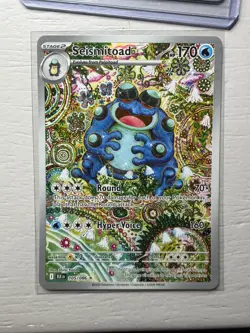 Pokemon TCG Seismitoad Illustration Rare Black Bolt 105/086 English - Image 1