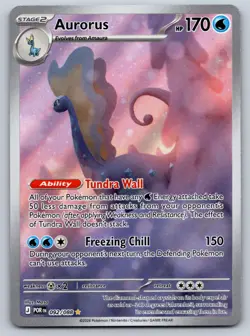 Aurorus 092/088 Holo Illustration Rare Perfect Order Pokemon Near Mint - Image 1