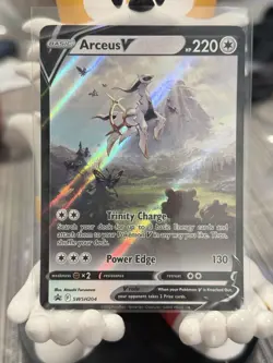 Pokemon TCG Arceus V SWSH204 2022 Figure Collection Black Star Promo Card - LP - Image 1