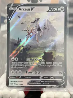 Pokemon TCG Arceus V SWSH204 2022 Figure Collection Black Star Promo Card - LP - Image 3