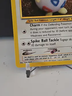 Vintage Pokemon TCG - Togepi 56/105 - Neo Destiny - Image 5