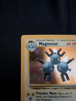 Magneton 9/102 Holo Rare Base Set 1999 WOTC Pokemon [NM] - Image 2