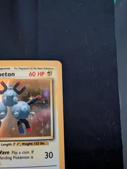 Magneton 9/102 Holo Rare Base Set 1999 WOTC Pokemon [NM] - Image 3