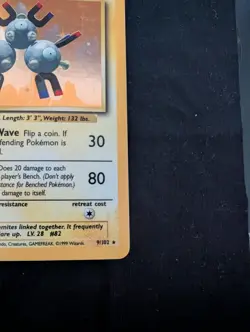 Magneton 9/102 Holo Rare Base Set 1999 WOTC Pokemon [NM] - Image 4