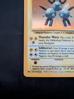 Magneton 9/102 Holo Rare Base Set 1999 WOTC Pokemon [NM] - Image 5