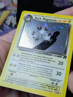 Pokemon Dark Magneton Holo Card 11/82 - Image 3
