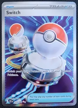 Switch 123/094 Full Art Ultra Rare Holo Pokemon Phantasmal Flames NM - Image 1