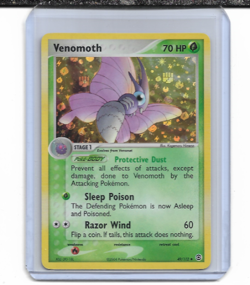 Pokemon FireRed & LeafGreen Venomoth Reverse Holo #49/112 Excellent Condition - Image 1