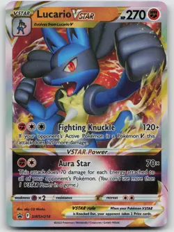 Lucario VSTAR SWSH214 Holo Promo Sword & Shield Promo Pokemon Near Mint - Image 1