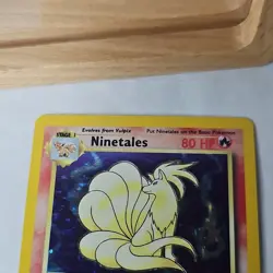 Pokemon TCG Ninetales Base Set Holo Rare Unlimited 12/102 1999 NM - Image 3