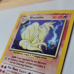 Pokemon TCG Ninetales Base Set Holo Rare Unlimited 12/102 1999 NM - Image 4