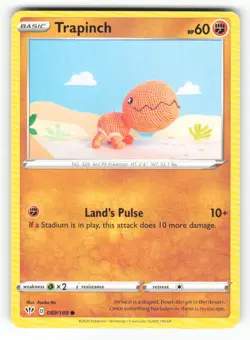 Trapinch 089/189 Common Darkness Ablaze Pokemon Near Mint - Image 1