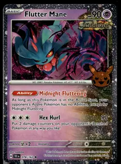 Flutter Mane (Cosmos Holo) 078/162 Holo Trick or Trade BOOster 2024 Pokemon NM - Image 1