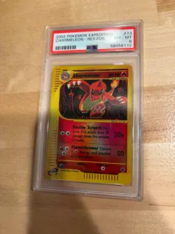Pokemon Charmeleon Expedition Reverse Holo #73 PSA 8 NM-MT - Image 3