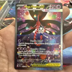 Mega Floette ex SIR 117/086 Chaos Rising English NM Pokemon TCG Prerelease - Image 1