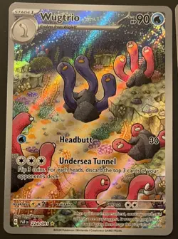 4 Card Lot Wugtrio Pokemon Cards Paldean Fates - Image 2