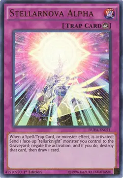 Yugioh! LP Stellarnova Alpha - DUEA-EN071 - Ultra Rare - 1st Edition Lightly Pla - Image 1