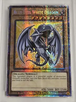PSA 9 Blue-Eyes White Dragon BLMM-EN001 Starlight Rare Yugioh 1st Edition Mint - Image 2