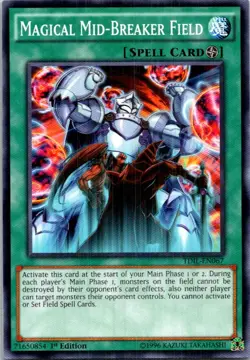 Magical Mid-Breaker Field #TDIL-EN067 Yugioh 1st Edition Lightly played - Image 1