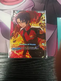 Gundam Card Game Newtype Rising GD01-111 R+ Battle of Aces Alt Art - Image 1